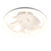 Trio PAJALA LED ceiling fan light | chrome | Ø 40 cm | IP20 Trio PAJALA LED ceiling fan light | chrome | Ø 40 cm | IP20