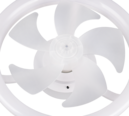 Trio Lighting Trio PAJALA LED ceiling fan light | 1x 24W 2600 lm 2700-6500K | chrome | Ø 40 cm | IP20 | 15 cm