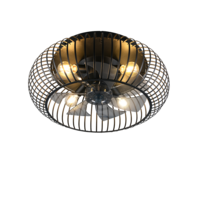 Trio JOHANNA ceiling fan light | E27 | black | Ø 60 cm | IP20 Trio JOHANNA ceiling fan light | E27 | black | Ø 60 cm | IP20