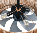 Trio Lighting Trio SMILLUM ceiling fan light | 4x E27 max 40W | Ø 60 cm | IP20 | 30 cm