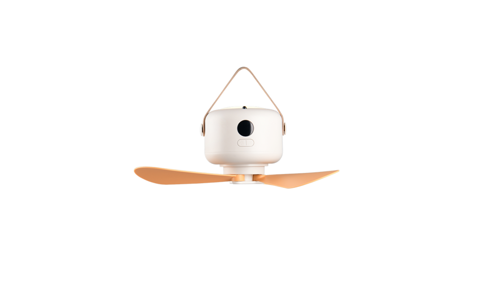 Trio Lighting Trio RENA VENTILATOR plafondlamp | LED | wit | Ø 27 cm | IP20 | 1x 0,5W | 60 lm | 4000K | dimbaar
