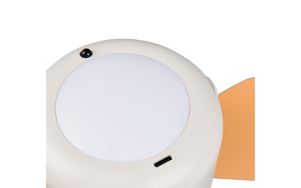 Trio Lighting Trio RENA VENTILATOR plafondlamp | LED | wit | Ø 27 cm | IP20 | 1x 0,5W | 60 lm | 4000K | dimbaar