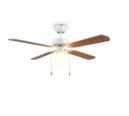 Trio Lighting Trio HAMMERFEST VENTILATOR plafondlamp | E27 Fitting | wit mat | Ø 106,5 cm | IP20 | excl. 1x E27 | max. 60W