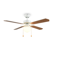 Trio HAMMERFEST VENTILATOR plafondlamp | wit mat | IP20 | E27 Trio HAMMERFEST VENTILATOR plafondlamp | wit mat | IP20 | E27