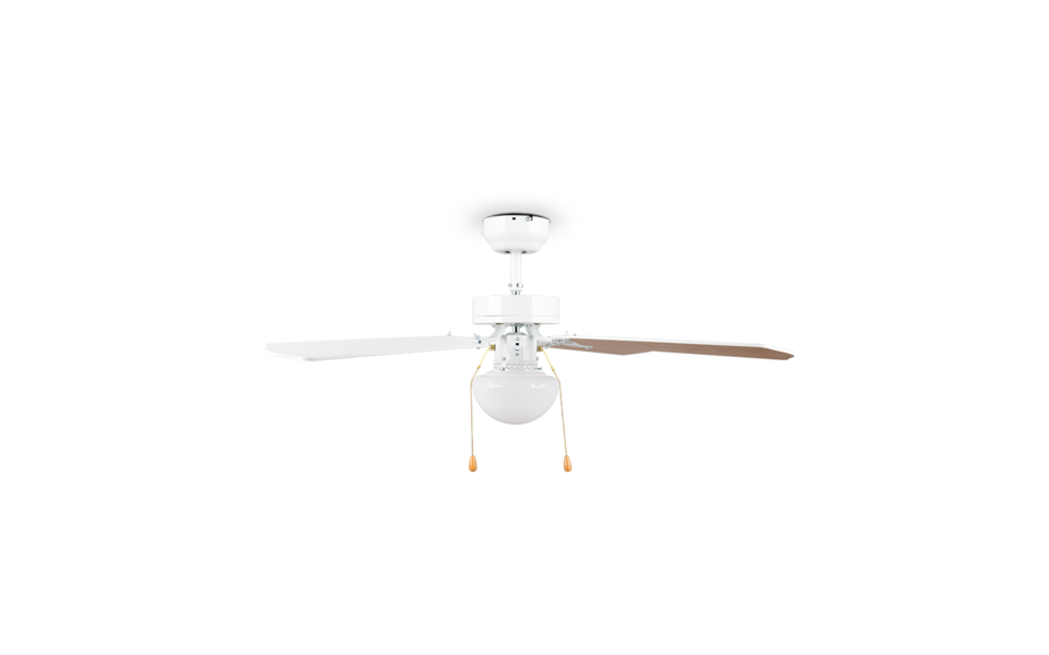 Trio Lighting Trio HAMMERFEST VENTILATOR plafondlamp | E27 Fitting | wit mat | Ø 106,5 cm | IP20 | excl. 1x E27 | max. 60W