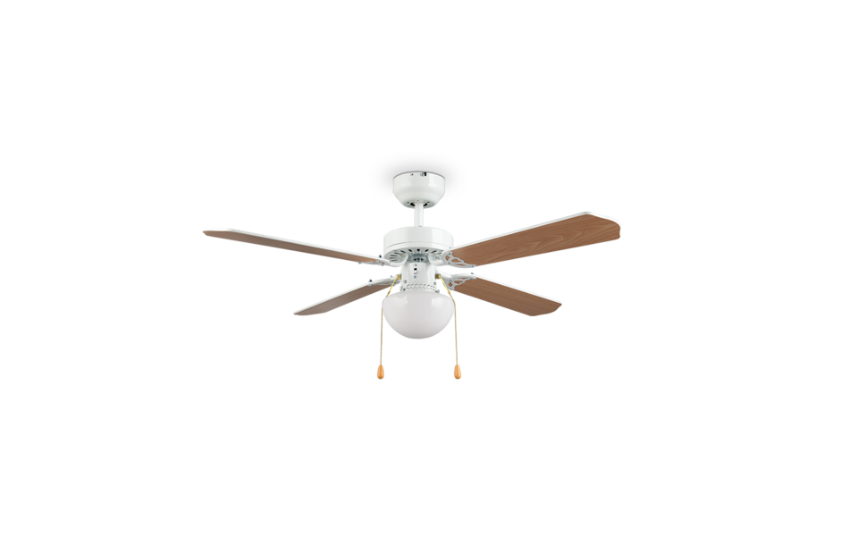 Trio Lighting Trio HAMMERFEST VENTILATOR plafondlamp | E27 Fitting | wit mat | Ø 106,5 cm | IP20 | excl. 1x E27 | max. 60W