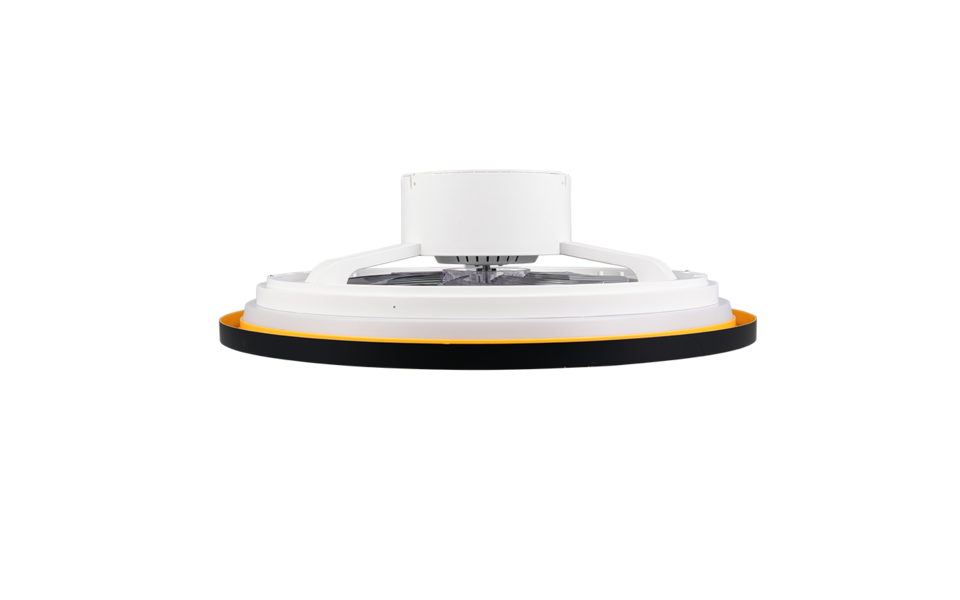 Trio Lighting Trio VARPULA VENTILATOR plafondlamp | LED | zwart met goud | Ø 55 cm | IP20 | 1x 28W | 3200 lm | 2700-6500K | dimbaar