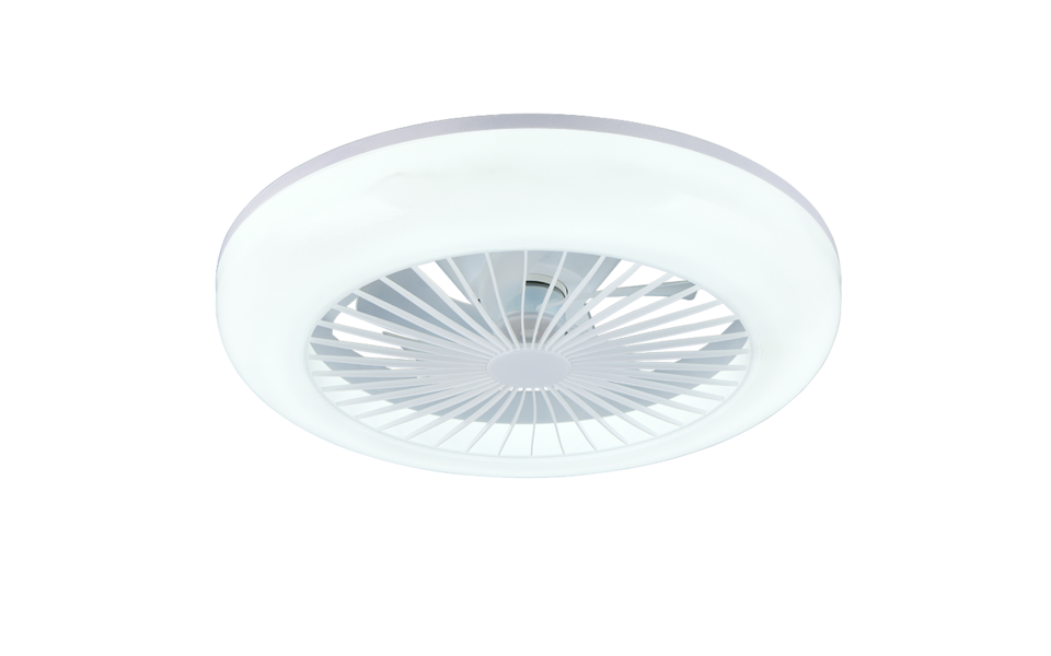 Trio Lighting Trio MORA LED ceiling fan light | 1x 15W 1800 lm 2700-6000K | white | Ø 45 cm | IP20 | 13 cm