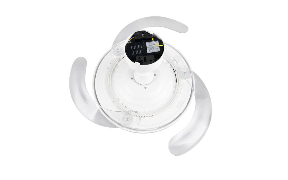 Trio Lighting Trio KASFJORD VENTILATOR plafondlamp | LED | wit mat | Ø 106,5 cm | IP20 | 1x 30W | 3700 lm | 2700-6500K | dimbaar