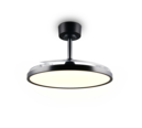 Trio Lighting Trio KASFJORD LED ceiling fan light | 1x 33W 3600 lm 2700-6500K | black | Ø 106.5 cm | IP20 | 27.5 cm