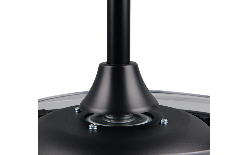 Trio Lighting Trio KASFJORD LED ceiling fan light | 1x 33W 3600 lm 2700-6500K | black | Ø 106.5 cm | IP20 | 27.5 cm