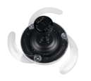 Trio Lighting Trio KASFJORD VENTILATOR plafondlamp | LED | mat zwart | Ø 106 cm | IP20 | 1x 30W | 3700 lm | 2700-6500K | dimbaar