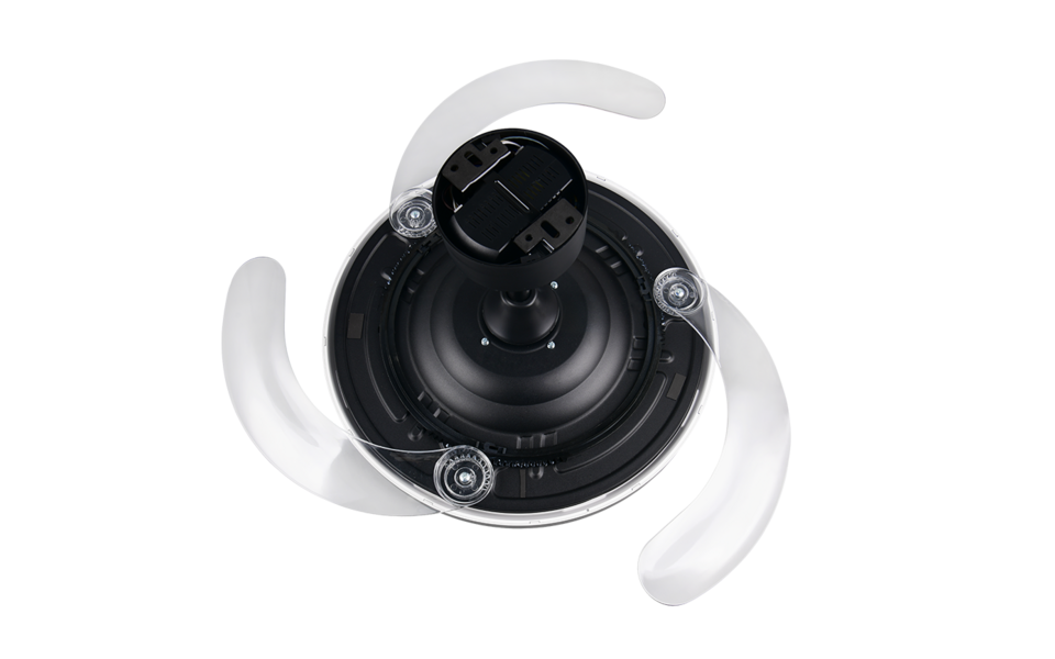 Trio Lighting Trio KASFJORD LED ceiling fan light | 1x 33W 3600 lm 2700-6500K | black | Ø 106.5 cm | IP20 | 27.5 cm