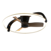 Trio STOCKHOLM VENTILATOR plafondlamp | zwart | uitv. 1