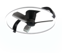Trio Lighting Trio STOCKHOLM VENTILATOR plafondlamp | LED | mat zwart | Ø 73,5 cm | IP20 | 1x 37W | 4500 lm | 2700-6500K | dimbaar