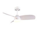 Trio Lighting Trio HELSINKI LED ceiling fan light | 1x 22W 2200 lm 2700-6000K | chrome | Ø 90 cm | IP20 | 32.5 cm