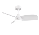 Trio Lighting Trio HELSINKI LED ceiling fan light | 1x 22W 2200 lm 2700-6000K | chrome | Ø 90 cm | IP20 | 32.5 cm