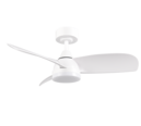 Trio Lighting Trio HELSINKI LED ceiling fan light | 1x 22W 2200 lm 2700-6000K | chrome | Ø 90 cm | IP20 | 32.5 cm