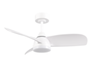 Trio Lighting Trio HELSINKI LED ceiling fan light | 1x 22W 2200 lm 2700-6000K | chrome | Ø 90 cm | IP20 | 32.5 cm