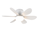 Trio Lighting Trio LUND LED ceiling fan light | 1x 10W 1000 lm 2700-6500K | chrome | Ø 52 cm | IP20 | 16.5 cm