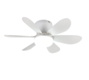 Trio Lighting Trio LUND LED ceiling fan light | 1x 10W 1000 lm 2700-6500K | chrome | Ø 52 cm | IP20 | 16.5 cm