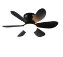 Trio Lighting Trio LUND LED ceiling fan light | 1x 10W 1000 lm 2700-6500K | black | Ø 52 cm | IP20 | 16.5 cm