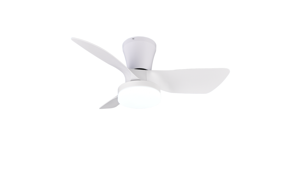 Trio Lighting Trio RANDERS LED ceiling fan light | 1x 22W 2200 lm 2700-6000K | chrome | Ø 76 cm | IP20 | 26 cm