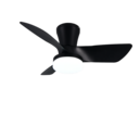 Trio Lighting Trio RANDERS LED ceiling fan light | 1x 22W 2200 lm 2700-6000K | black | Ø 76 cm | IP20 | 26 cm