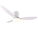 Trio Lighting Trio GÖTEBORG LED ceiling fan light | 1x 22W 2200 lm 2700-6000K | chrome | Ø 132 cm | IP20 | 35 cm