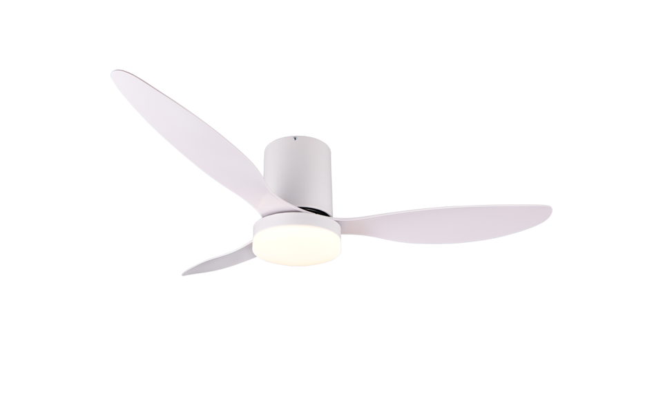 Trio Lighting Trio GÖTEBORG LED ceiling fan light | 1x 22W 2200 lm 2700-6000K | chrome | Ø 132 cm | IP20 | 35 cm