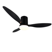 Trio GÖTEBORG VENTILATOR plafondlamp | LED | mat zwart | IP20