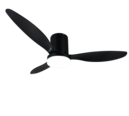 Trio Lighting Trio GÖTEBORG LED ceiling fan light | 1x 22W 2200 lm 2700-6000K | black | Ø 132 cm | IP20 | 35 cm