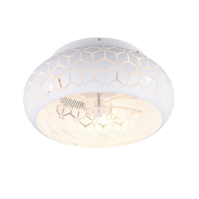 Trio BIDAR VENTILATOR plafondlamp | wit mat | IP20 | E27 Fitting Trio BIDAR VENTILATOR plafondlamp | wit mat | IP20 | E27 Fitting