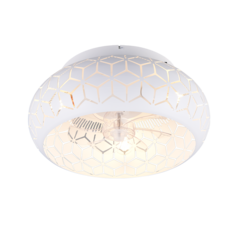 Trio BIDAR VENTILATOR plafondlamp | wit mat | IP20 | E27 Fitting