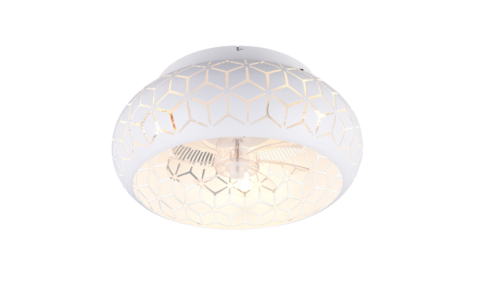 Trio Lighting Trio BIDAR ceiling fan light | 3x E27 max 40W | chrome | Ø 48 cm | IP20 | 22 cm Trio Lighting Trio BIDAR ceiling fan light | 3x E27 max 40W | chrome | Ø 48 cm | IP20 | 22 cm