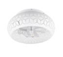 Trio Lighting Trio BIDAR ceiling fan light | 3x E27 max 40W | chrome | Ø 48 cm | IP20 | 22 cm