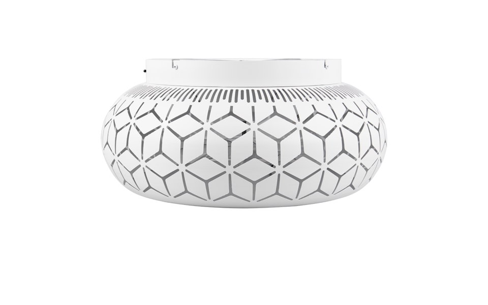 Trio Lighting Trio BIDAR VENTILATOR plafondlamp | E27 Fitting | wit mat | Ø 50 cm | IP20 | excl. 3x E27 | max. 10W