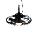 Trio Lighting Trio OSLO VENTILATOR plafondlamp | LED | zwart | Ø 51 cm | IP44 | 1x 20W | 2300 lm | 2700-6500K | dimbaar