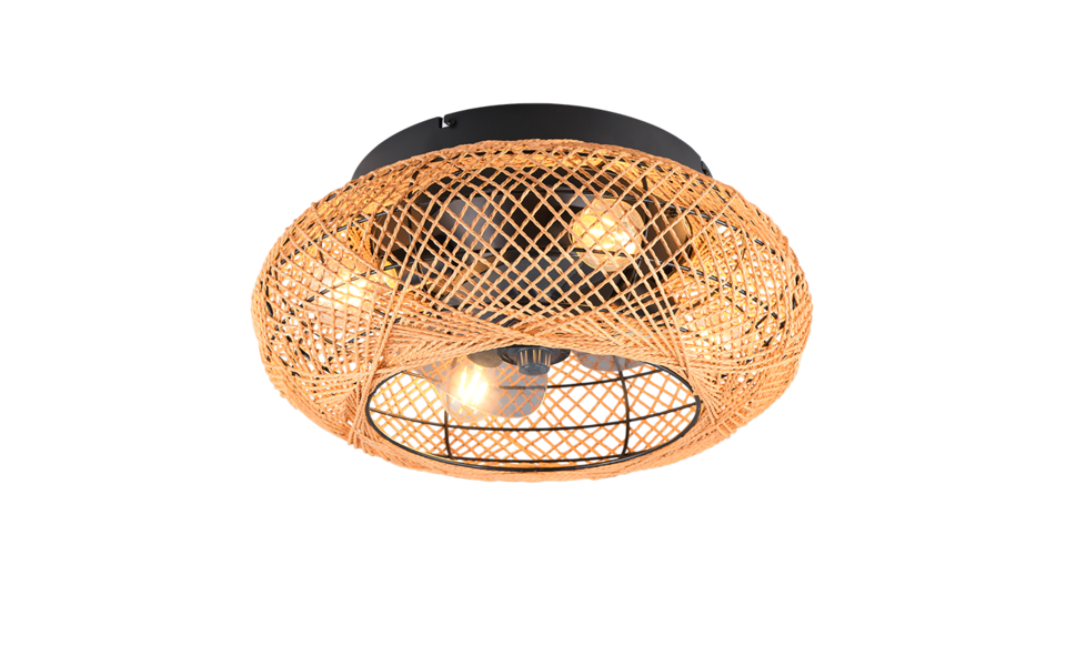 Trio Lighting Trio LILLESAND ceiling fan light | 4x E27 max 40W | Ø 55 cm | IP20 | 24 cm Trio Lighting Trio LILLESAND ceiling fan light | 4x E27 max 40W | Ø 55 cm | IP20 | 24 cm