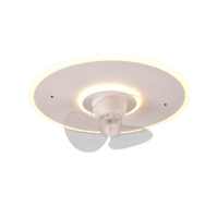 Trio NYBRO LED ceiling fan light | chrome | IP20 Trio NYBRO LED ceiling fan light | chrome | IP20