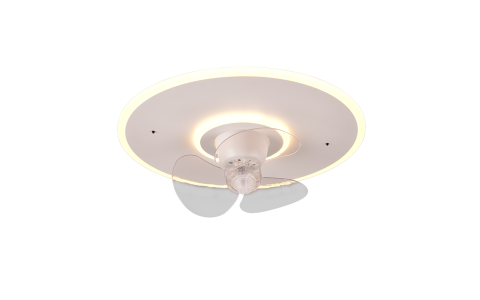 Trio Lighting Trio NYBRO LED ceiling fan light | 1x 30W 3500 lm 2700-6500K | chrome | IP20 | 12 cm