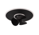 Trio Lighting Trio NYBRO LED ceiling fan light | 1x 30W 3500 lm 2700-6500K | black | IP20 | 12 cm