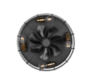 Trio Lighting Trio TRONDHEIM ceiling fan light | 4x E27 max 40W | black | Ø 48.5 cm | IP20 | 17.5 cm