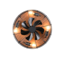 Trio Lighting Trio TRONDHEIM VENTILATOR plafondlamp | E27 Fitting | mat zwart | Ø 48 cm | IP20 | excl. 4x E27 | max. 10W | dimbaar