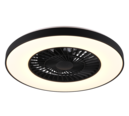Trio Lighting Trio HALMSTADT LED ceiling fan light | 1x 36W 4200 lm 3000-6500K | black | Ø 59.3 cm | IP20 | 20.5 cm