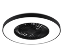 Trio Lighting Trio HALMSTADT LED ceiling fan light | 1x 36W 4200 lm 3000-6500K | black | Ø 59.3 cm | IP20 | 20.5 cm