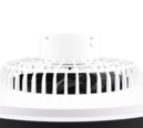 Trio Lighting Trio HALMSTADT VENTILATOR plafondlamp | LED | mat zwart met wit | Ø 58 cm | IP20 | 1x 38W | 4400 lm | 2700-6500K | dimbaar