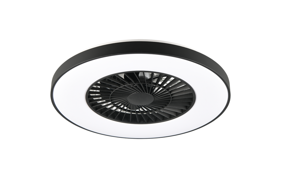 Trio Lighting Trio HALMSTADT LED ceiling fan light | 1x 36W 4200 lm 3000-6500K | black | Ø 59.3 cm | IP20 | 20.5 cm Trio Lighting Trio HALMSTADT LED ceiling fan light | 1x 36W 4200 lm 3000-6500K | black | Ø 59.3 cm | IP20 | 20.5 cm