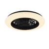 Trio STRALSUND VENTILATOR plafondlamp | LED | mat zwart | IP20