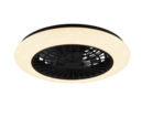 Trio Lighting Trio STRALSUND LED ceiling fan light | 1x 40W 4500 lm 3000-6500K | black | Ø 50 cm | IP20 | 16.8 cm